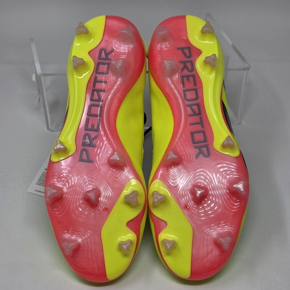 Adidas Predator Pro FG IG7776 Yellow / Black Soccer Cleats Men's Size 6 New - Picture 8 of 12